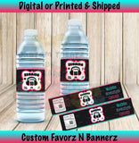 Tik Tok Inspired Water Bottle Labels Custom Favorz by Sharon