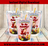 VALENTINE'S CAPRISUN LABELS Custom Favorz by Sharon