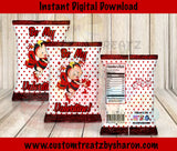 VALENTINE'S CHIP BAGS Custom Favorz by Sharon